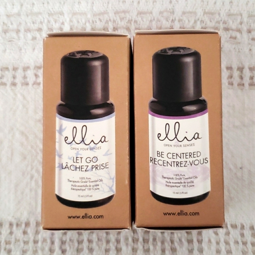 Ellia therapeutic essential oils be centered meditation& let go relaxation blend
